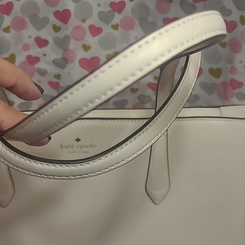 Kate Spade White Large Tote Bag - Picture 3 of 12